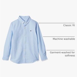 Vineyard Vines Boy’s Ocean Breeze Blue Button Down Shirt